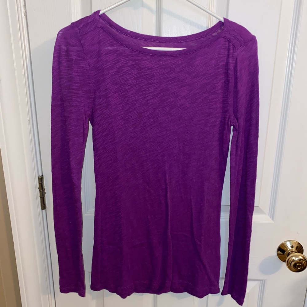 Plain purple tee